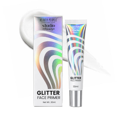 Studio Ready Glitter Face Primer, Makeup Base & Highlighter, 30ml