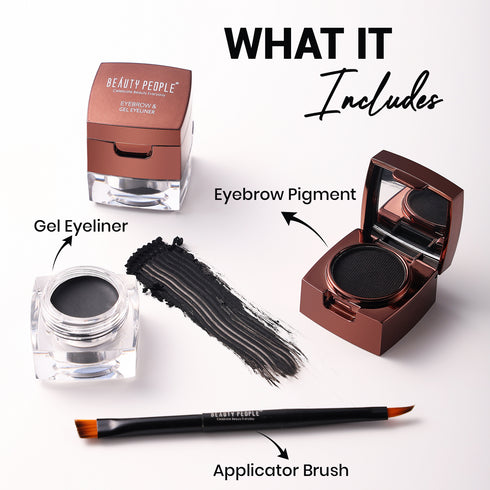 Beauty People 2 in 1 Eyebrow Gel Eyeliner