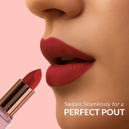 Beauty People Glorified Gold Creamy Matte Lipstick with Shea Butter