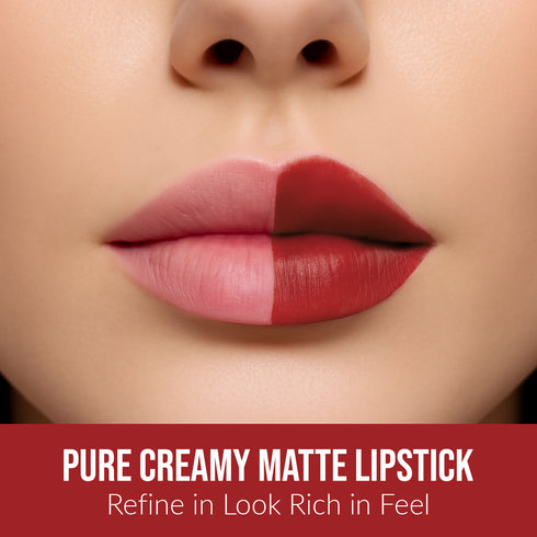 Beauty People Glorified Gold Creamy Matte Lipstick with Shea Butter