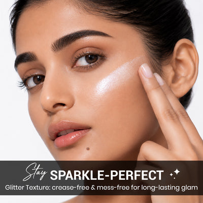 Studio Ready Glitter Face Primer, Makeup Base & Highlighter, 30ml