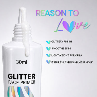 Studio Ready Glitter Face Primer, Makeup Base & Highlighter, 30ml